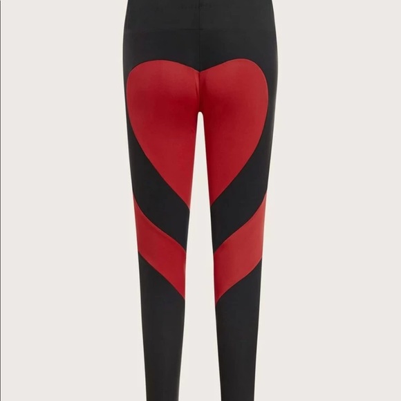Heart Panel Leggings - Picture 1 of 4
